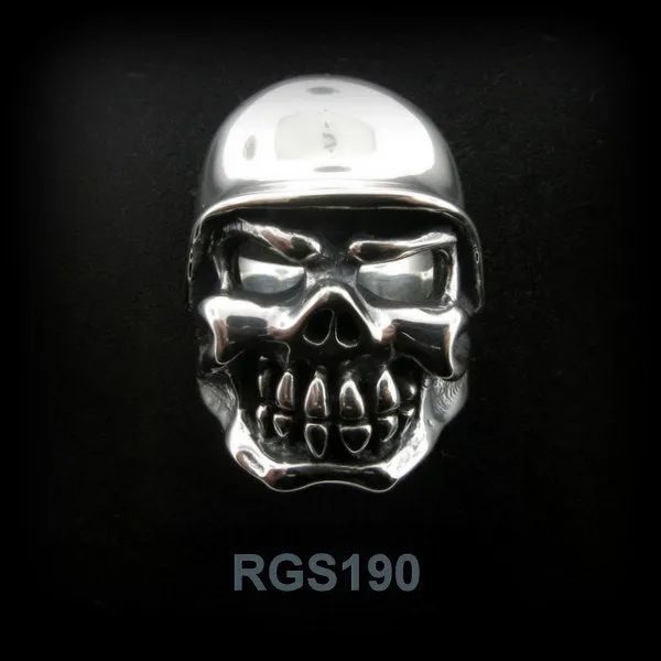 Rings DCJ Helmet Chomps Skull Ring