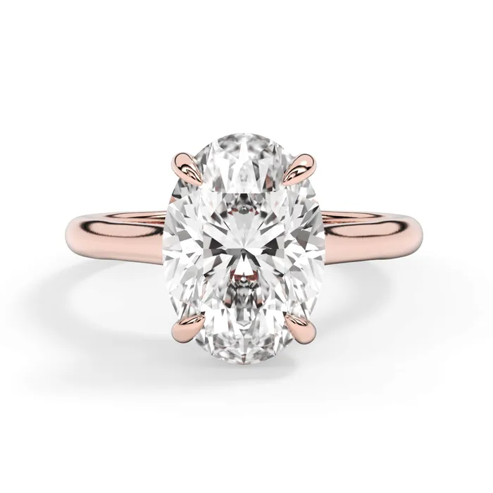Rings deBebians Dainty Trellis Solitaire Engagement Ring Setting