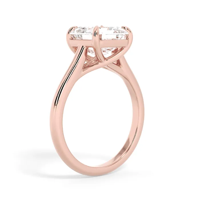 Rings deBebians Dainty Trellis Solitaire Engagement Ring Setting Rings deBebians Dainty Trellis Solitaire Engagement Ring Setting