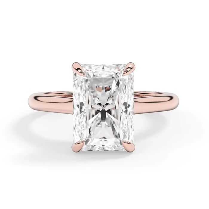 Rings deBebians Dainty Trellis Solitaire Engagement Ring Setting Rings deBebians Dainty Trellis Solitaire Engagement Ring Setting