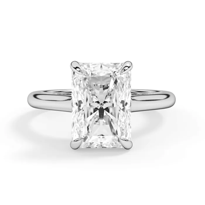 Rings deBebians Dainty Trellis Solitaire Engagement Ring Setting Rings deBebians Dainty Trellis Solitaire Engagement Ring Setting