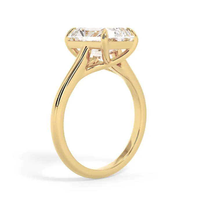 Rings deBebians Dainty Trellis Solitaire Engagement Ring Setting Rings deBebians Dainty Trellis Solitaire Engagement Ring Setting