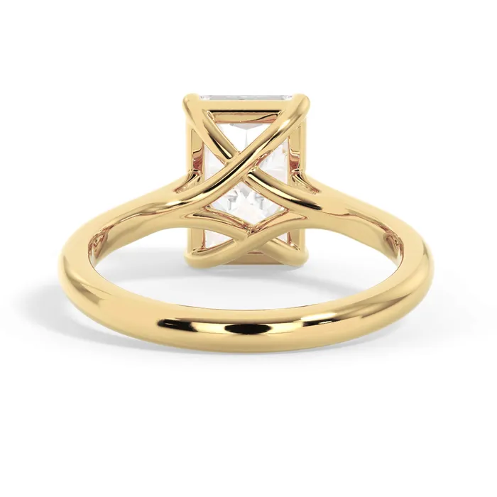 Rings deBebians Dainty Trellis Solitaire Engagement Ring Setting Rings deBebians Dainty Trellis Solitaire Engagement Ring Setting