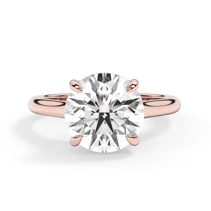 Rings deBebians Dainty Trellis Solitaire Engagement Ring Setting Rings deBebians Dainty Trellis Solitaire Engagement Ring Setting