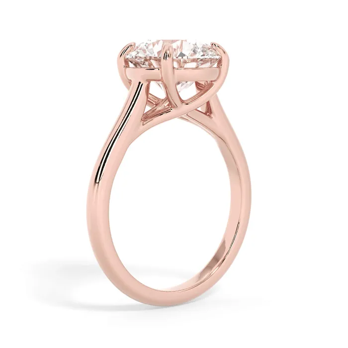 Rings deBebians Dainty Trellis Solitaire Engagement Ring Setting Rings deBebians Dainty Trellis Solitaire Engagement Ring Setting