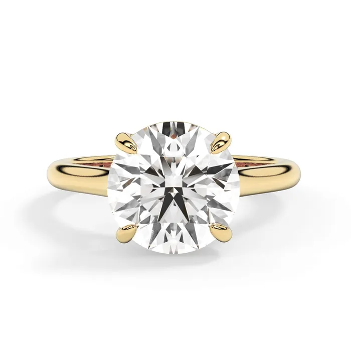 Rings deBebians Dainty Trellis Solitaire Engagement Ring Setting Rings deBebians Dainty Trellis Solitaire Engagement Ring Setting