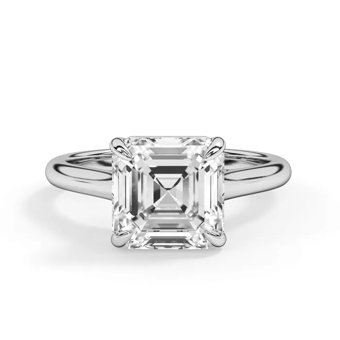 Rings deBebians Dainty Trellis Solitaire Engagement Ring Setting Rings deBebians Dainty Trellis Solitaire Engagement Ring Setting