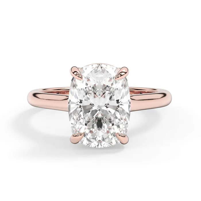 Rings deBebians Dainty Trellis Solitaire Engagement Ring Setting Rings deBebians Dainty Trellis Solitaire Engagement Ring Setting