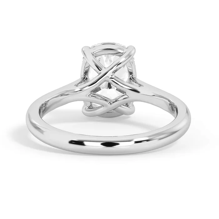 Rings deBebians Dainty Trellis Solitaire Engagement Ring Setting Rings deBebians Dainty Trellis Solitaire Engagement Ring Setting