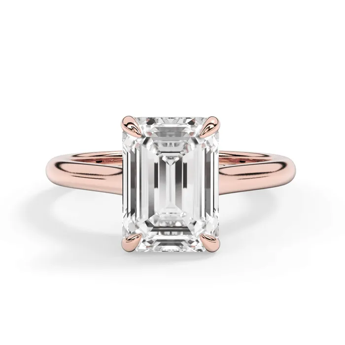 Rings deBebians Dainty Trellis Solitaire Engagement Ring Setting Rings deBebians Dainty Trellis Solitaire Engagement Ring Setting