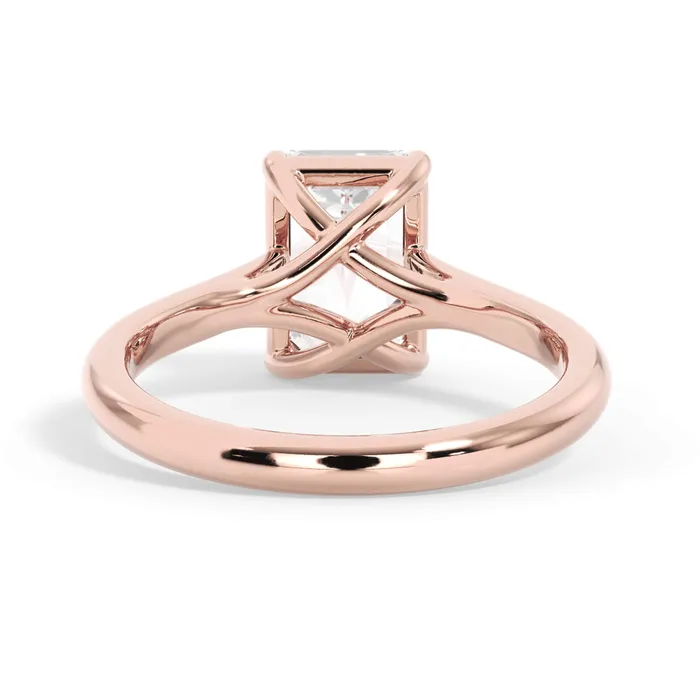 Rings deBebians Dainty Trellis Solitaire Engagement Ring Setting Rings deBebians Dainty Trellis Solitaire Engagement Ring Setting