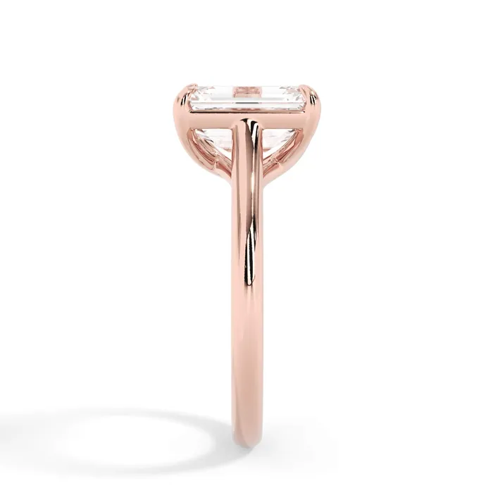 Rings deBebians Dainty Trellis Solitaire Engagement Ring Setting Rings deBebians Dainty Trellis Solitaire Engagement Ring Setting