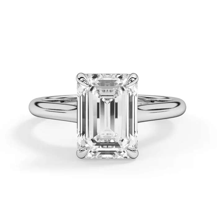 Rings deBebians Dainty Trellis Solitaire Engagement Ring Setting Rings deBebians Dainty Trellis Solitaire Engagement Ring Setting