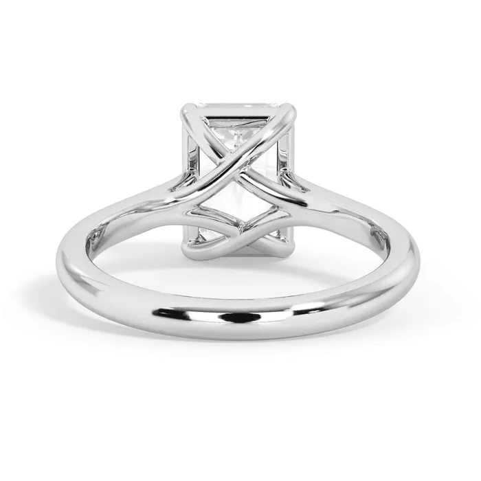 Rings deBebians Dainty Trellis Solitaire Engagement Ring Setting Rings deBebians Dainty Trellis Solitaire Engagement Ring Setting