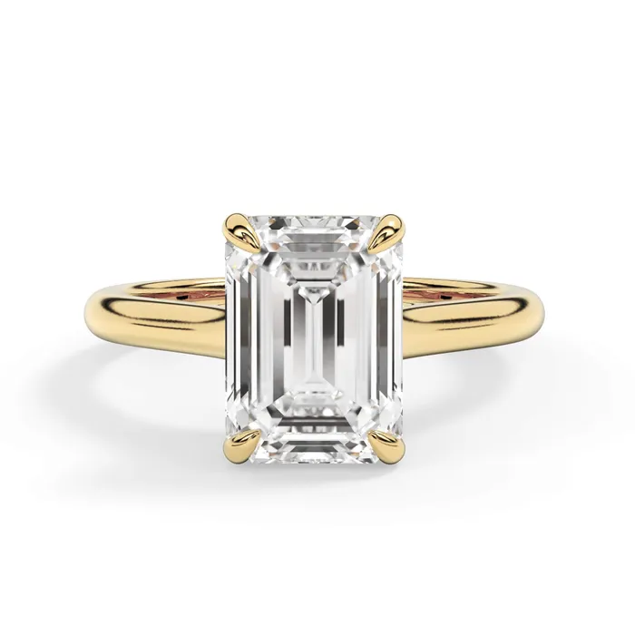 Rings deBebians Dainty Trellis Solitaire Engagement Ring Setting Rings deBebians Dainty Trellis Solitaire Engagement Ring Setting