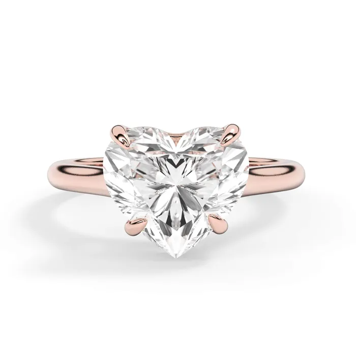 Rings deBebians Dainty Trellis Solitaire Engagement Ring Setting Rings deBebians Dainty Trellis Solitaire Engagement Ring Setting