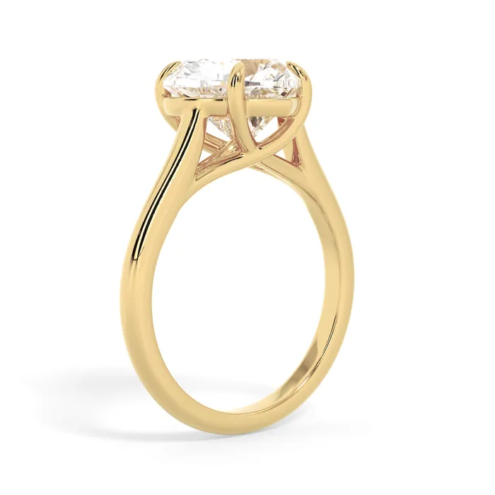 Rings deBebians Dainty Trellis Solitaire Engagement Ring Setting Rings deBebians Dainty Trellis Solitaire Engagement Ring Setting