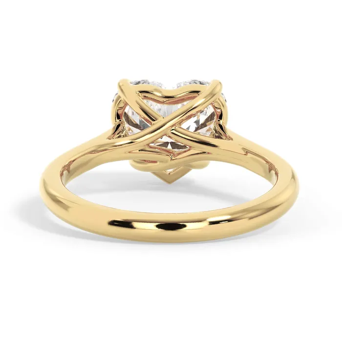 Rings deBebians Dainty Trellis Solitaire Engagement Ring Setting Rings deBebians Dainty Trellis Solitaire Engagement Ring Setting