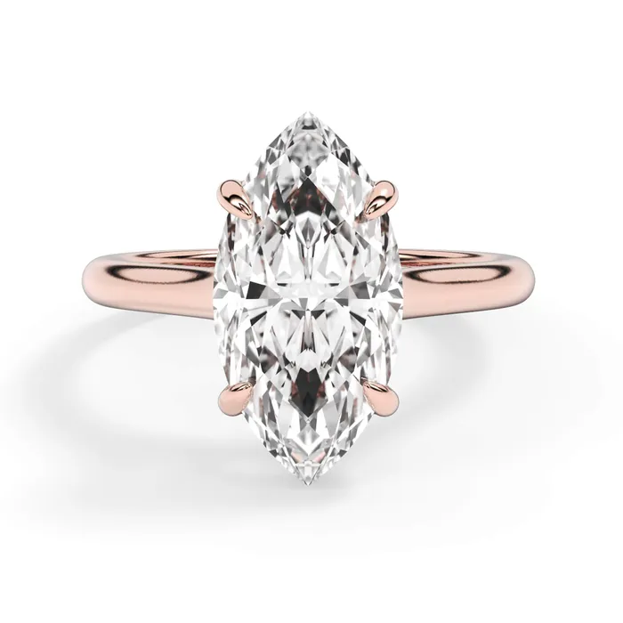 Rings deBebians Dainty Trellis Solitaire Engagement Ring Setting Rings deBebians Dainty Trellis Solitaire Engagement Ring Setting