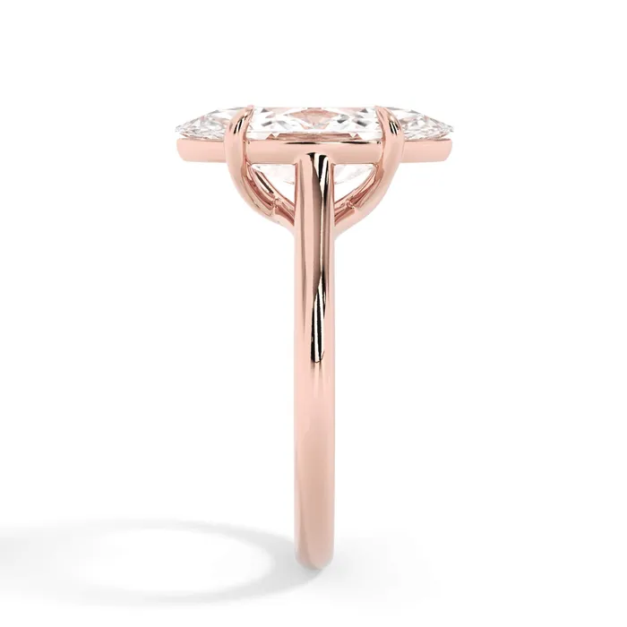 Rings deBebians Dainty Trellis Solitaire Engagement Ring Setting Rings deBebians Dainty Trellis Solitaire Engagement Ring Setting