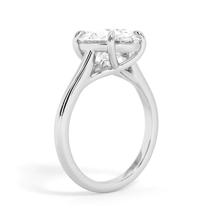 Rings deBebians Dainty Trellis Solitaire Engagement Ring Setting Rings deBebians Dainty Trellis Solitaire Engagement Ring Setting