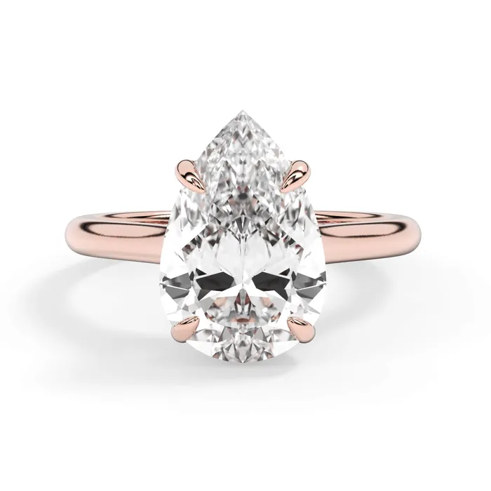 Rings deBebians Dainty Trellis Solitaire Engagement Ring Setting Rings deBebians Dainty Trellis Solitaire Engagement Ring Setting