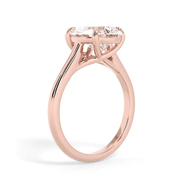 Rings deBebians Dainty Trellis Solitaire Engagement Ring Setting Rings deBebians Dainty Trellis Solitaire Engagement Ring Setting