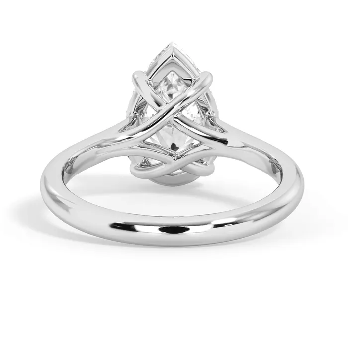Rings deBebians Dainty Trellis Solitaire Engagement Ring Setting Rings deBebians Dainty Trellis Solitaire Engagement Ring Setting