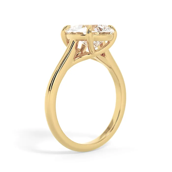 Rings deBebians Dainty Trellis Solitaire Engagement Ring Setting Rings deBebians Dainty Trellis Solitaire Engagement Ring Setting