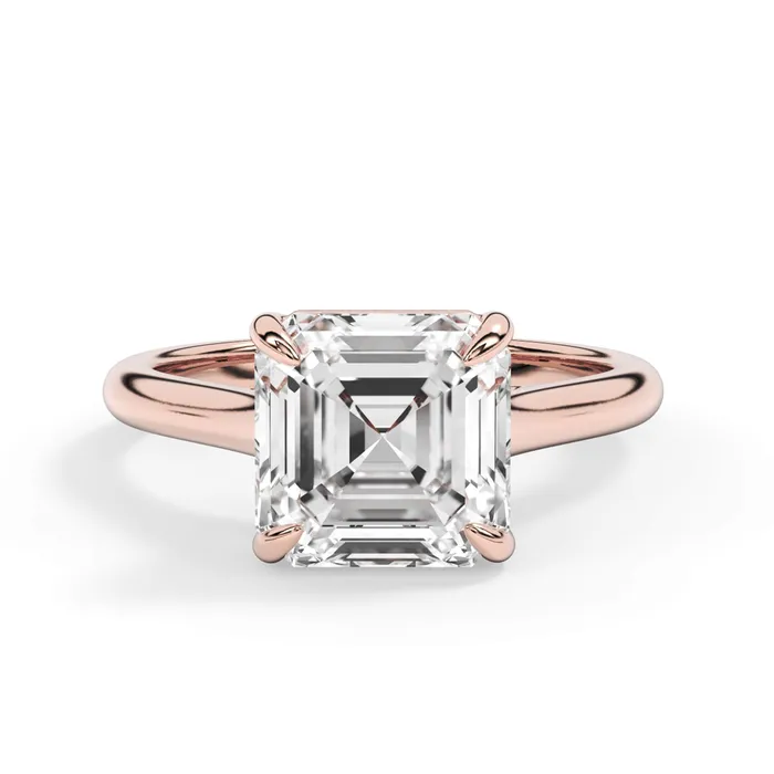 Rings deBebians Dainty Trellis Solitaire Engagement Ring Setting Rings deBebians Dainty Trellis Solitaire Engagement Ring Setting