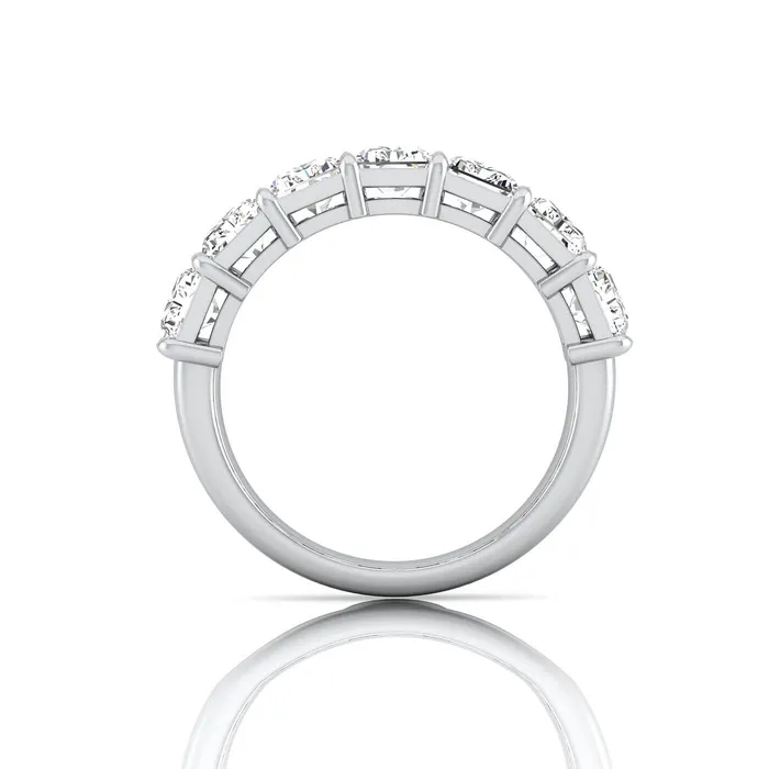 Rings deBebians Radiant Cut Lab Grown Diamond Seven Stone Ring 392cttw