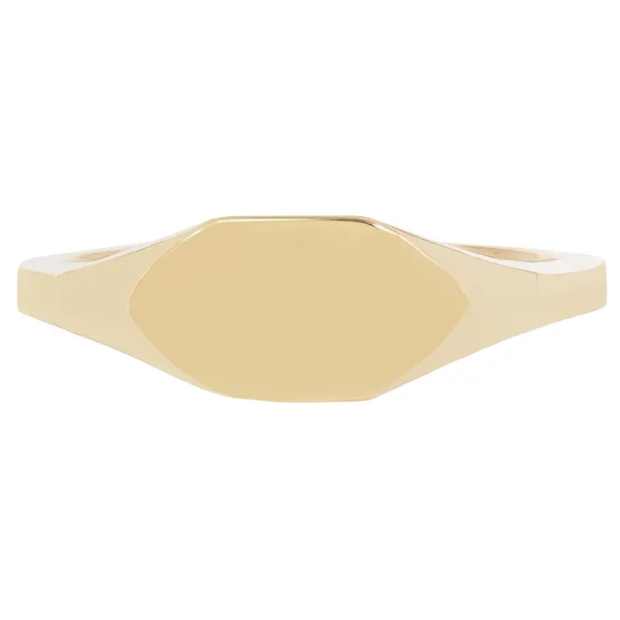 Rings Elongated Summit Signet Ring ESQUELETO Essentials
