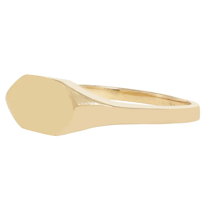 Rings Elongated Summit Signet Ring ESQUELETO Essentials