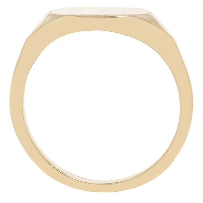 Rings Elongated Summit Signet Ring ESQUELETO Essentials