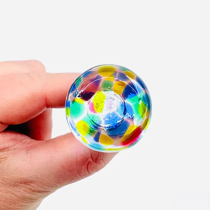 Rings Henrietta Glass Artisan Glass Ring Holder 20 Confetti