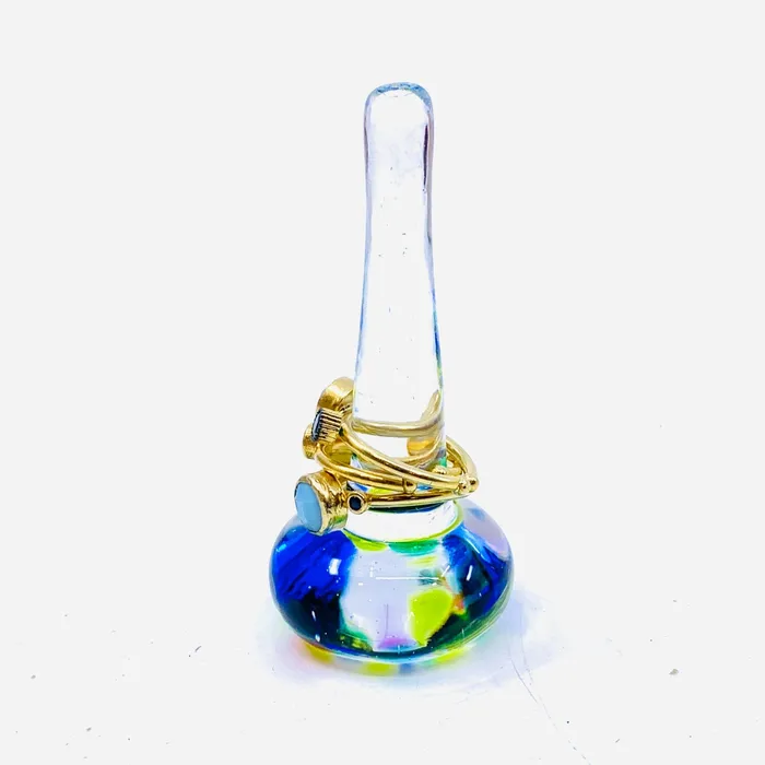 Rings Henrietta Glass Artisan Glass Ring Holder 20 Confetti