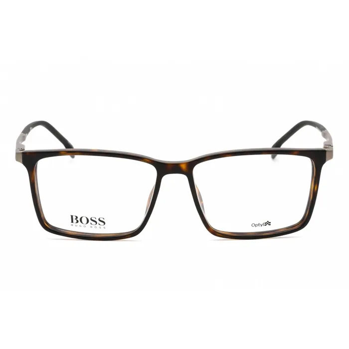 Rings Hugo Boss Hugo Boss Mens Eyeglasses Full Rim Matte Havana Plastic Frame BOSS 1251 0N9P 00