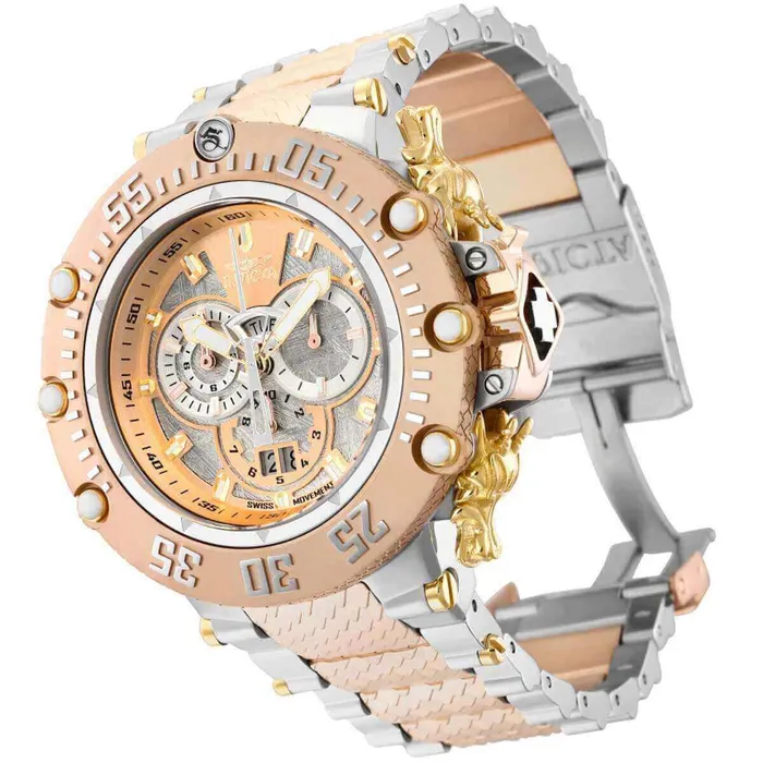 Rings Invicta Invicta Mens Quartz Watch Subaqua Noma VII Silver and Rose Gold Tone Dial 32112 Rings Invicta Invicta Mens Quartz Watch Subaqua Noma VII Silver and Rose Gold Tone Dial 32112