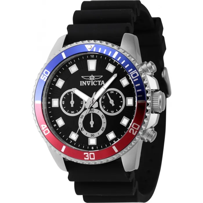 Rings Invicta Invicta Mens Watch Pro Diver Chronograph BlueRedSilver Tone Bezel 46119 Rings Invicta Invicta Mens Watch Pro Diver Chronograph BlueRedSilver Tone Bezel 46119