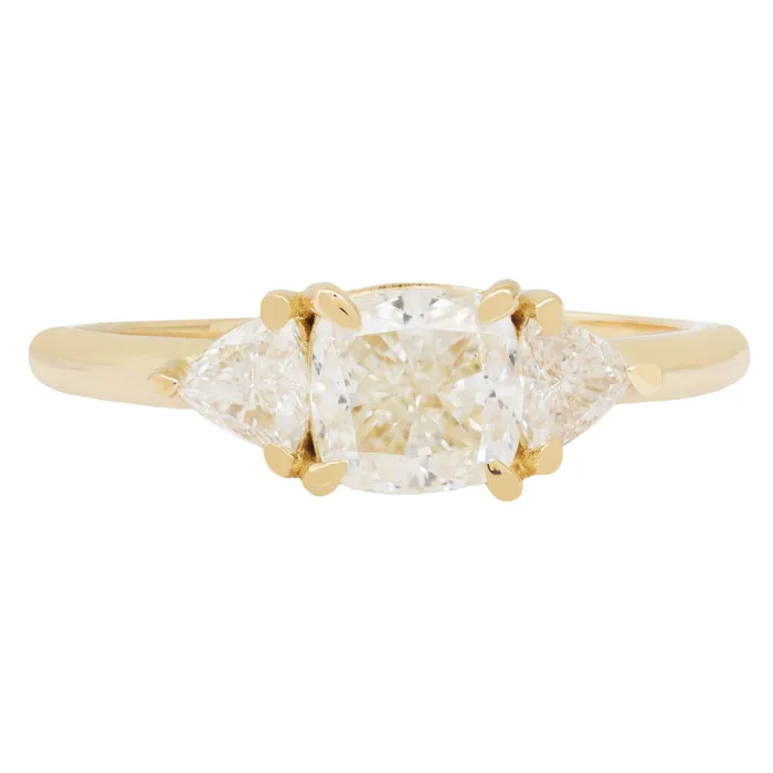 Rings Lauren Wolf Jewelry Cushion Diamond Stella Ring