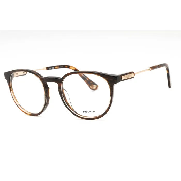 Rings Police Police Mens Eyeglasses Tortoise Plastic Full Rim Frame Clear Lens VPLF10 09AX Rings Police Police Mens Eyeglasses Tortoise Plastic Full Rim Frame Clear Lens VPLF10 09AX