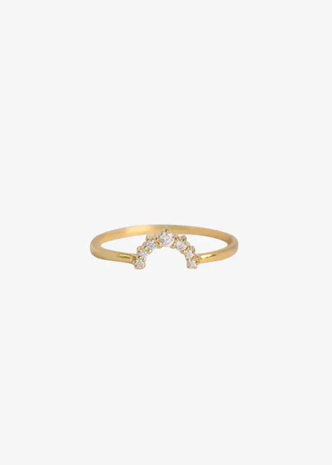 Rings Rainbow Ring CZ Leah Alexandra