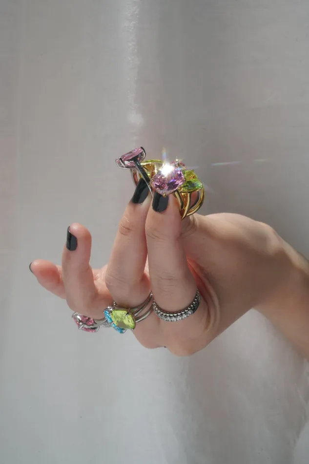 Rings READYMADE Rock Candy Cocktail Ring