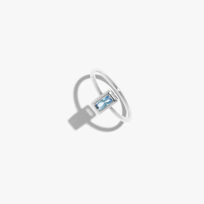 Rings READYMADE Sapphire Rectangle Bezel Ring