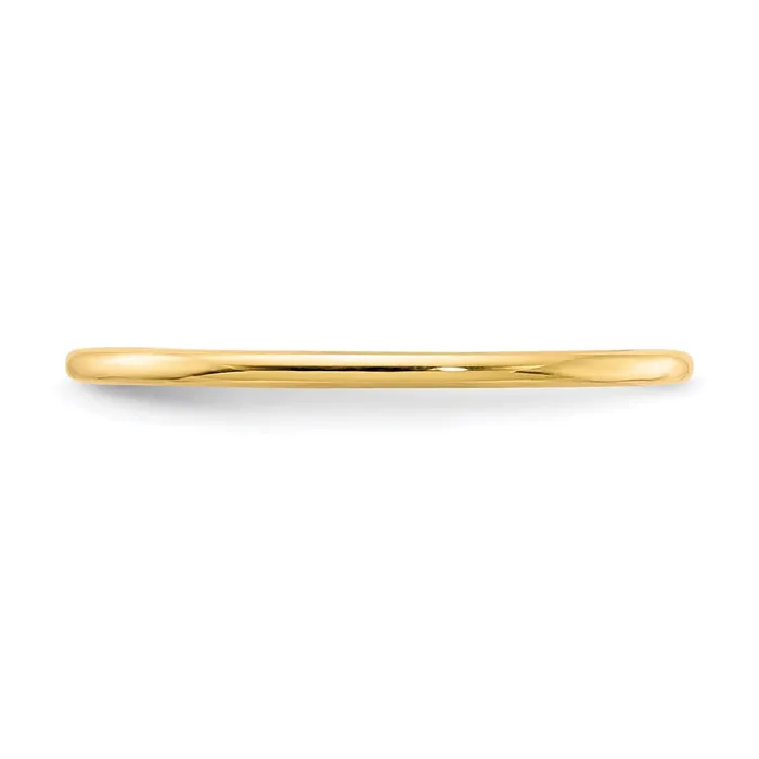 Rings Stackable Expressions 14K Gold 12mm Half Round Stackable Band STK17120Y Rings Stackable Expressions 14K Gold 12mm Half Round Stackable Band STK17120Y