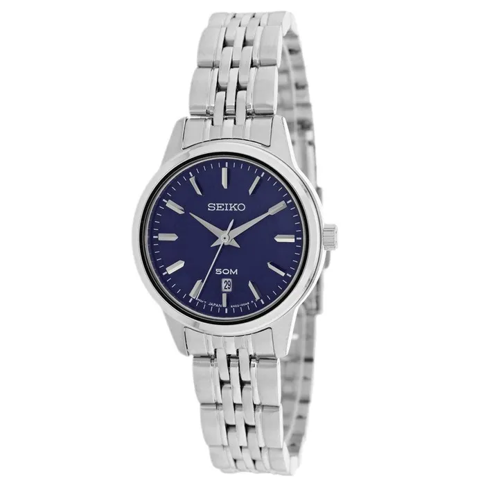 Seiko Bracelets Seiko SUR897 Womens Stainless Steel Bracelet Blue Dial Quartz Watch Seiko Bracelets Seiko SUR897 Womens Stainless Steel Bracelet Blue Dial Quartz Watch