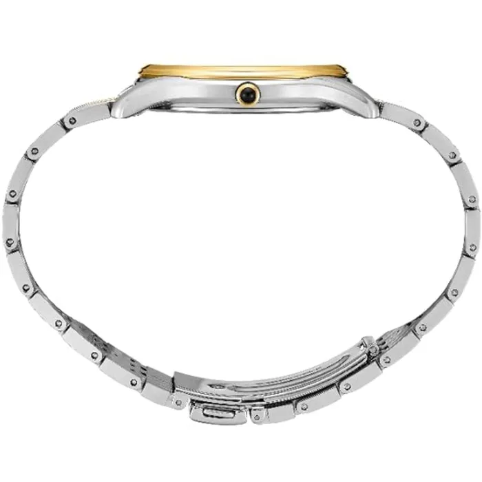 Seiko Mens Watch Essentials Quartz Silver Tone Dial Two Tone Bracelet SRK048 SEIKO Bracelets Seiko Mens Watch Essentials Quartz Silver Tone Dial Two Tone Bracelet SRK048 SEIKO Bracelets