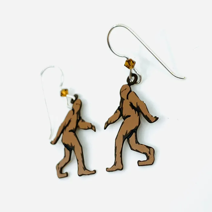 Sienna Sky Earrings Tiny Whimsical Earrings Bigfoot Sienna Sky Earrings Tiny Whimsical Earrings Bigfoot
