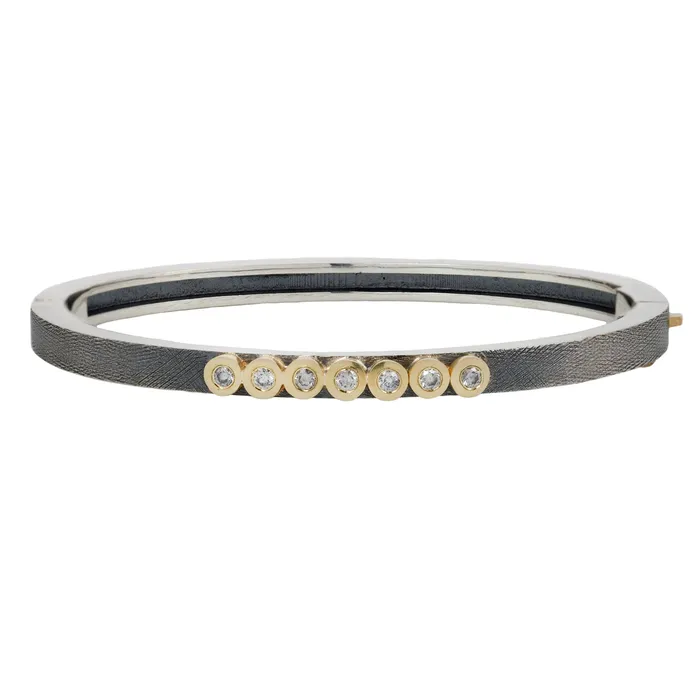 Sophia Silver Bangle Rene Escobar Rings