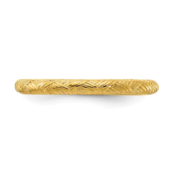 Stackable Expressions Rings Sterling Silver Stackable Expressions Goldplated Polished Ring QSK2054 Stackable Expressions Rings Sterling Silver Stackable Expressions Goldplated Polished Ring QSK2054